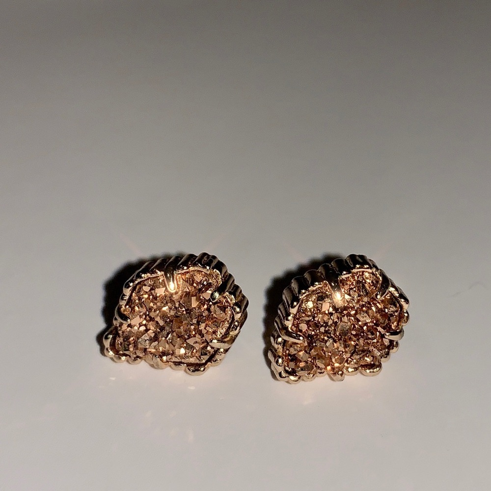 Kendra Scott Rose Gold Druzzy Studs